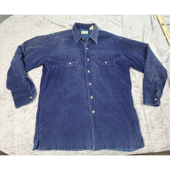 St. John's Bay Other - St Johns Bay Corduroy Button Up Quilt Lined Long‎ Sleeve Shacket